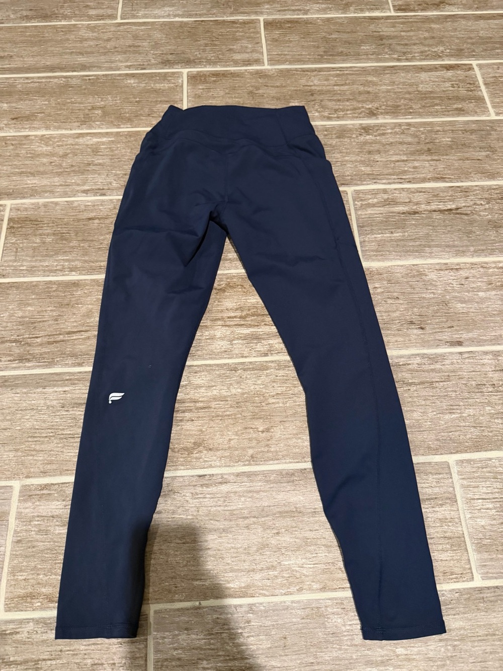 FABLETICS WOMENS LEGGINGS TIGHTS PANTS BOTTOMS NAVY BLUE - Picture 2 of 2